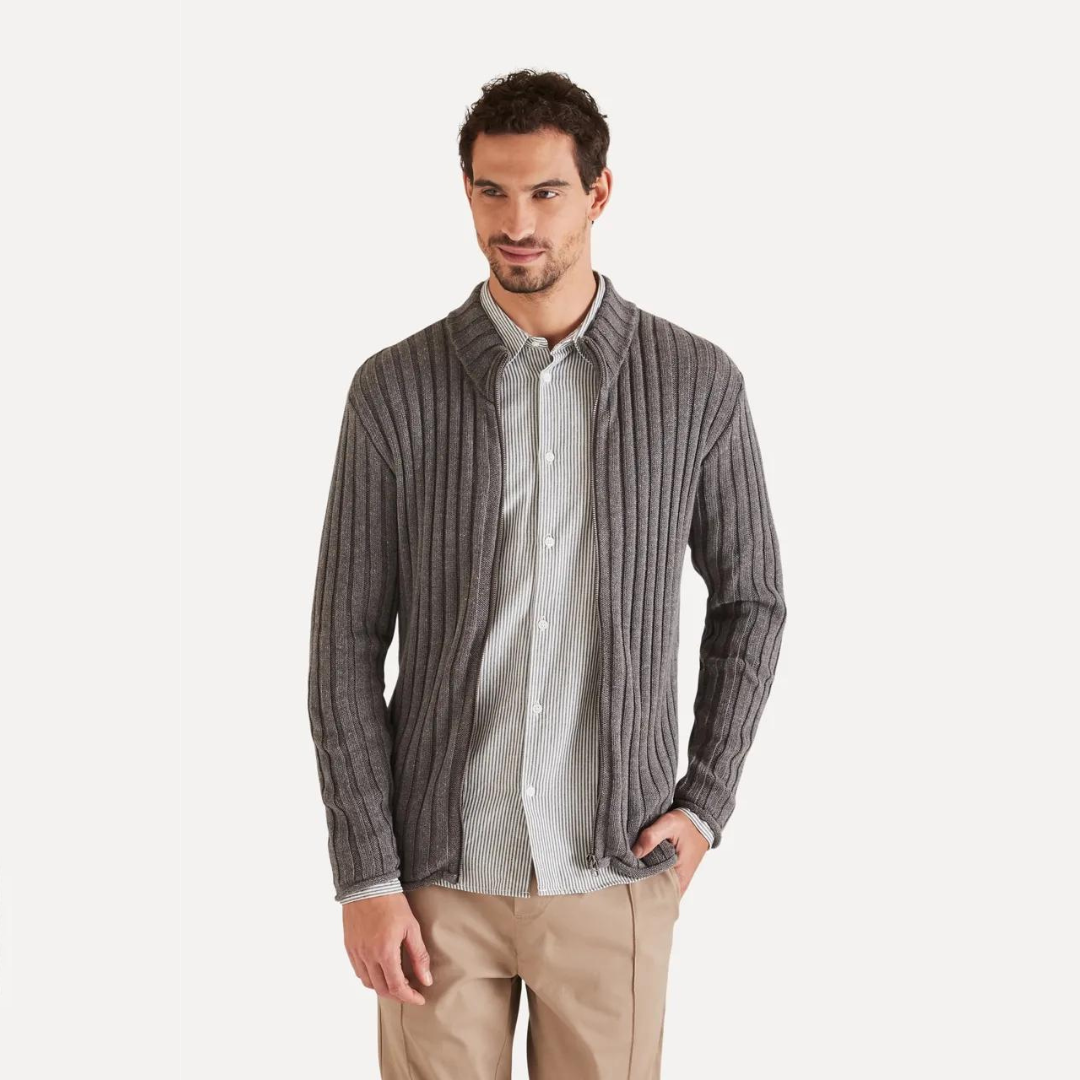 Ferrara Pullover mit gerippter Struktur