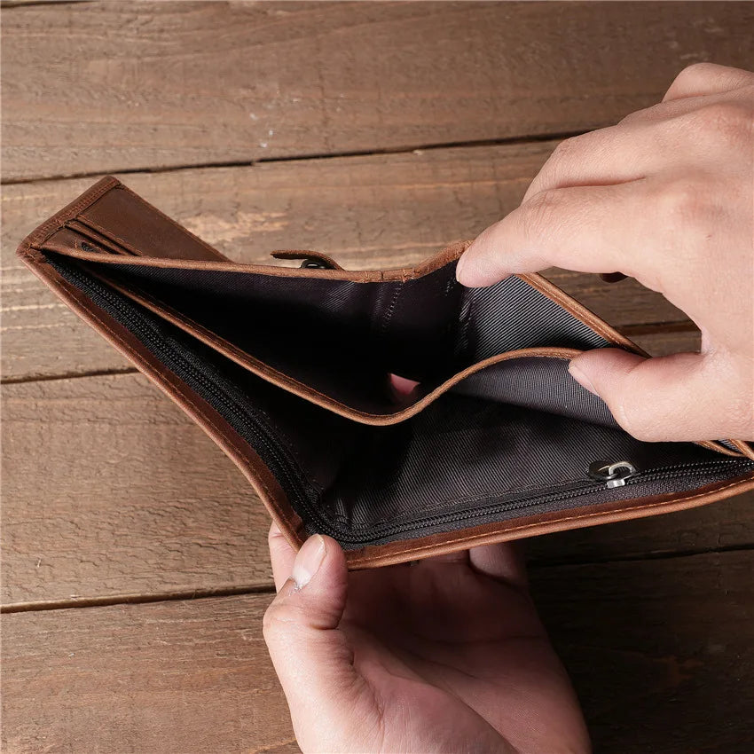 Kirschen Minimalistische Leder Geldbörse
