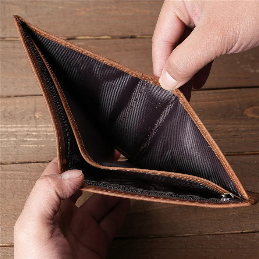 Kirschen Minimalistische Leder Geldbörse