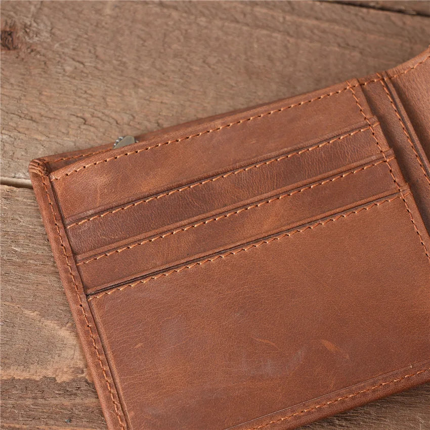 Kirschen Minimalistische Leder Geldbörse