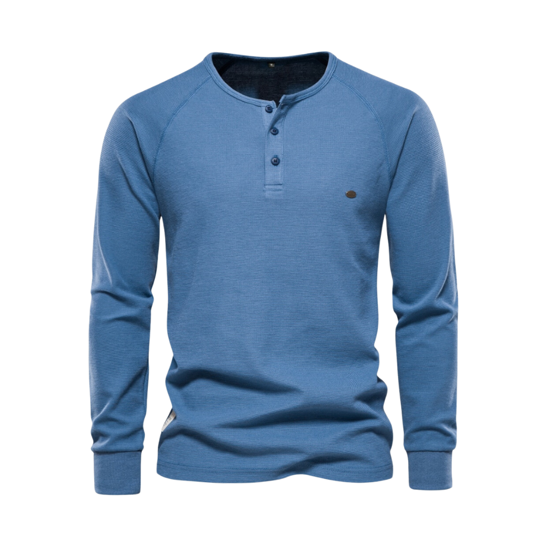 Henley Waffelshirt
