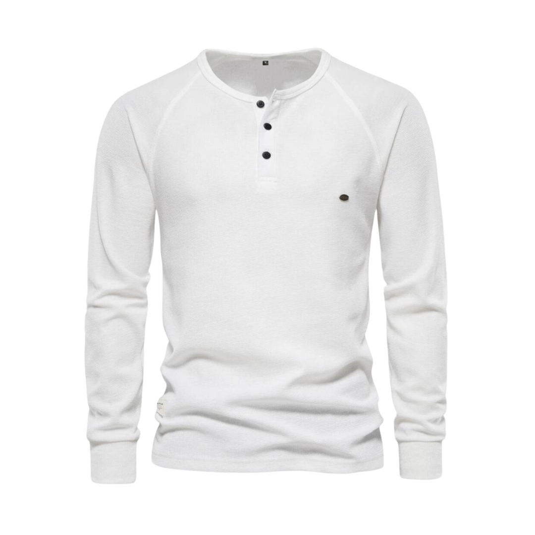 Henley Waffelshirt