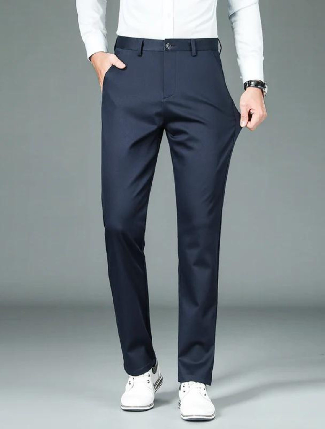 Exklusive Slim-Fit Anzughose